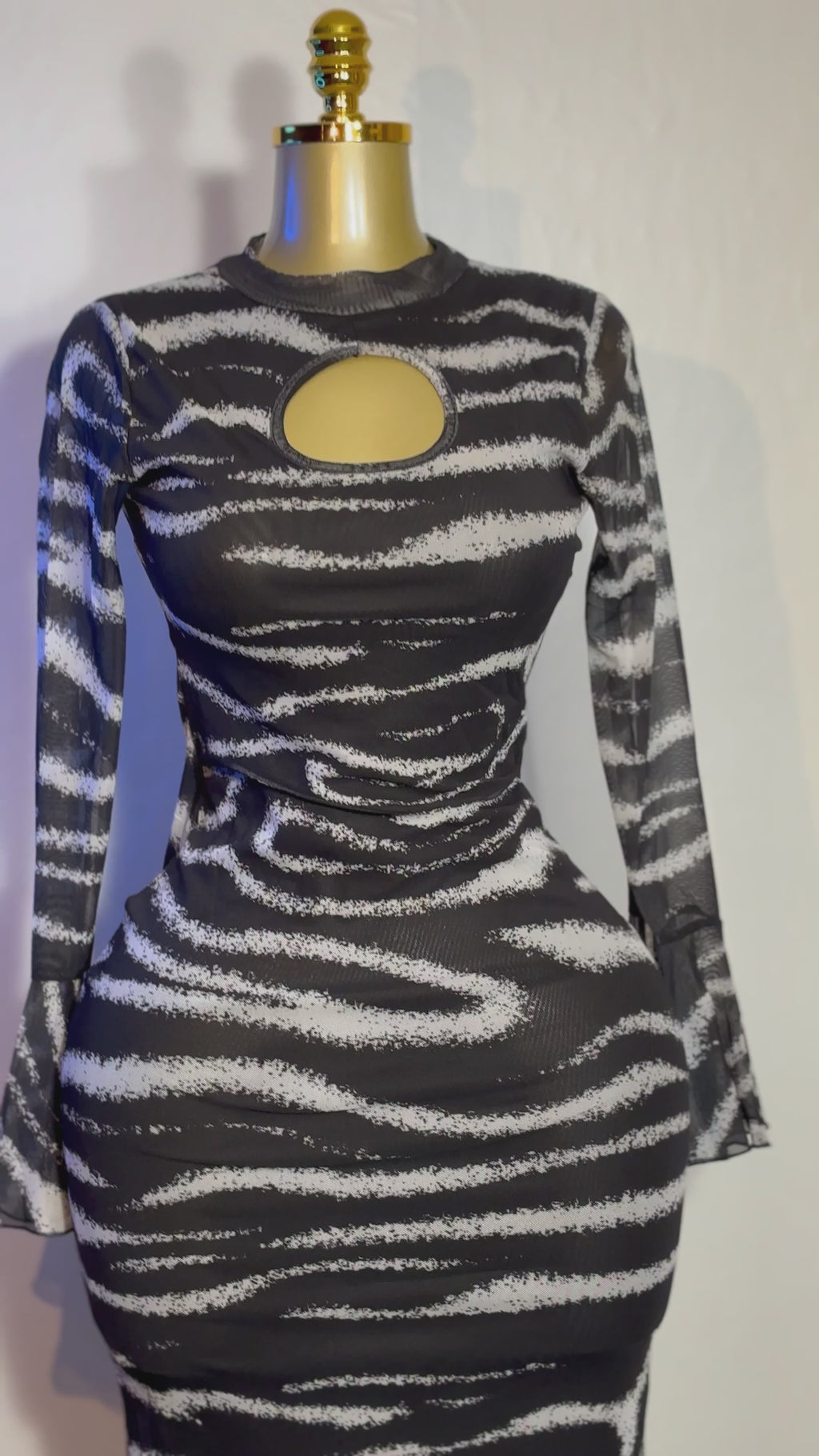 Midnight Zebra Elegance